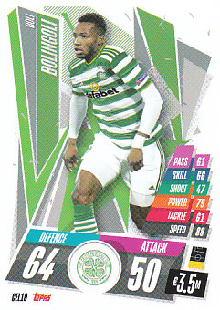 Boli Bolingoli Celtic Glasgow 2020/21 Topps Match Attax CL #CEL10